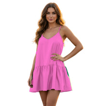 Violet Satin One Piece Gown, rich elegant party dress.