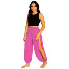 Sheer Chiffon Harem Yoga Pant | Flowing Belly Dance & Layering Trouser Side Cut harem Pant C19