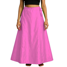Satin Silk Saree Underskirt | Petticoat for Women S-3XL | 41 Colors S56