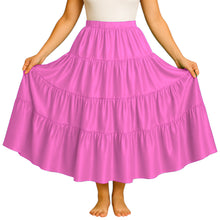 12 Yard 4 Tier Belly Dance Skirt | Full Volume Flow S-3XL S32