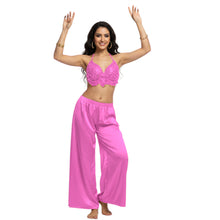 Satin Palazzo Pants | Belly Dance Wide Leg Flow S-3XL | 41 Colors S19