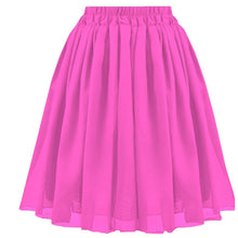 Flowy Chiffon Mini Skirt - High-Waist Pleated Party & Cocktail Wear C27
