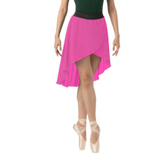 Chiffon High-Low Ballet Skirt | Asymmetrical Dance Wrap Skirt for Women | 30 Colors, S-5XL C41