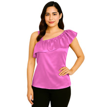 Satin Sleeveless Fancy Top | Party & Evening Wear S-3XL | 41 Colors S87