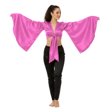 Satin Belly Dance Top | Self-Tie Choli Haut S-3XL | 41 Colors S37