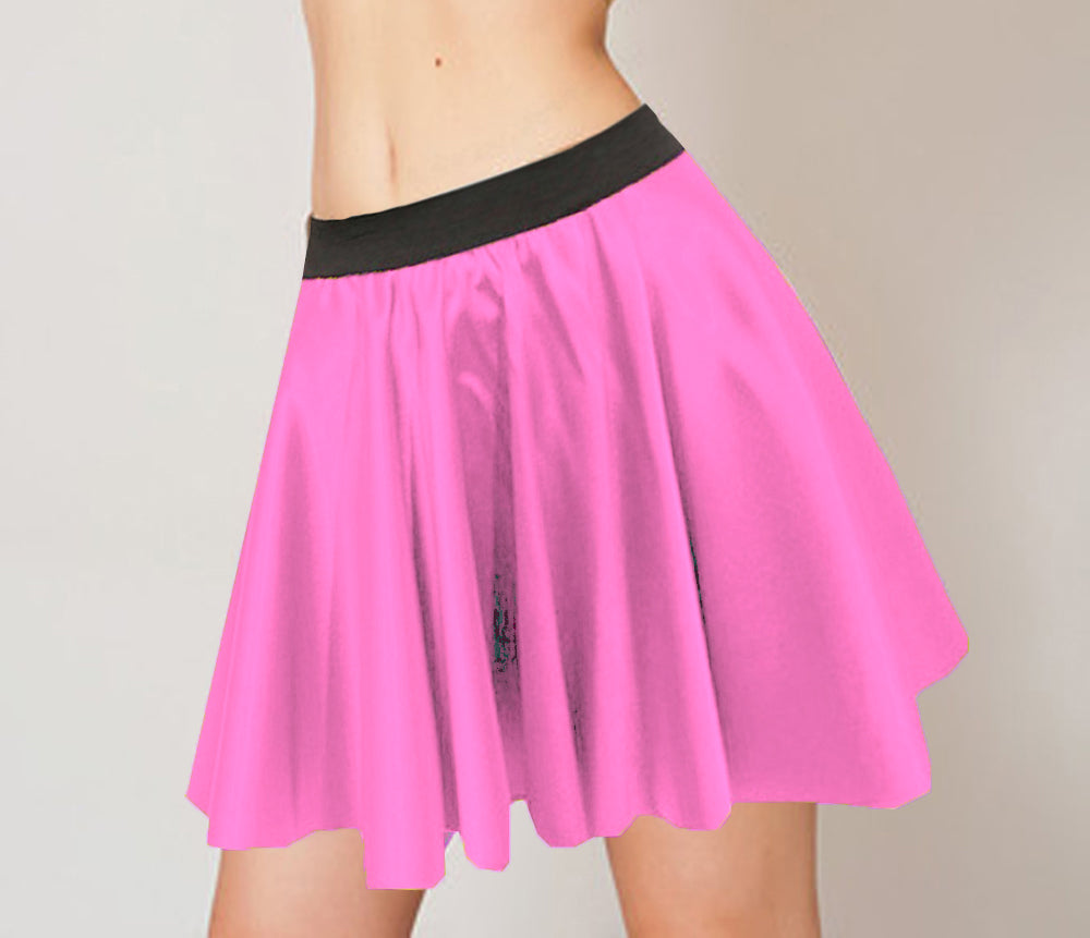 Satin Mini skirt S34 - Regular Size 2