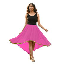 Chiffon High-Low Belly Dance Skirt | Designer Asym Flow S-5XL C66