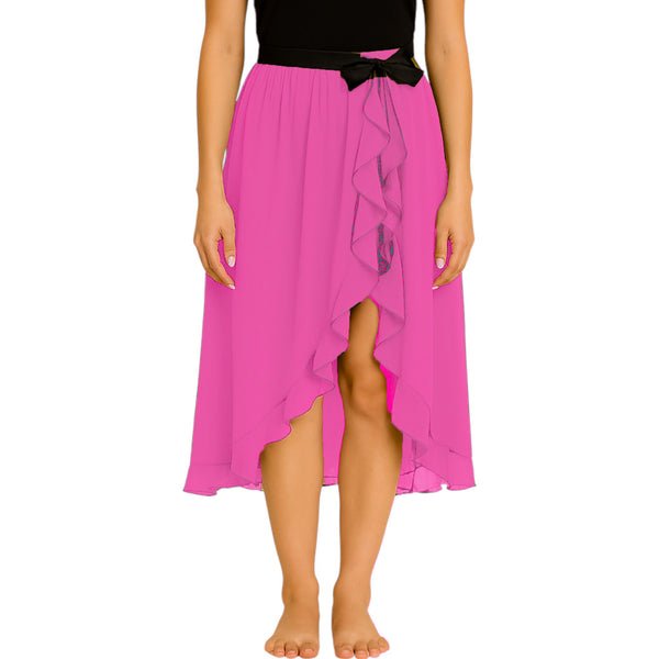 New Design! Modern Chiffon Belly Dance Skirt | Full Flare & Flowing Silhouette C16