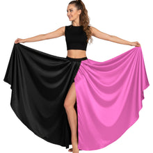 Reversible Full Circle Dance Skirt | Front Cut Flow S-3XL | 41 Colors S59