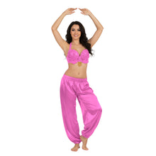 Satin Belly Dance Harem Pants | Flowy Trousers S-3XL | 41 Colors S66