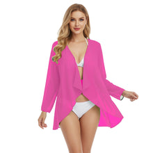 Chiffon Swimwear Cover Up Jacket | Sheer Beach Shrug S-5XL C77