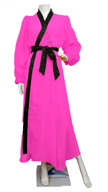 Chiffon Night Wear Bathrobe C62 - Regular Size 2