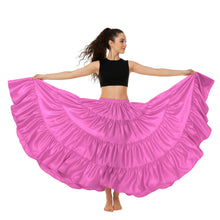 Ultimate Satin 25 Yard 4 Tier Skirt | Belly Dance Skirt S-5XL S20