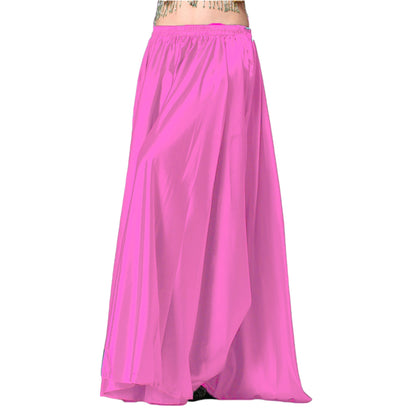 Satin Belly Dance Full Circle Skirt S69 - Regular Size 2