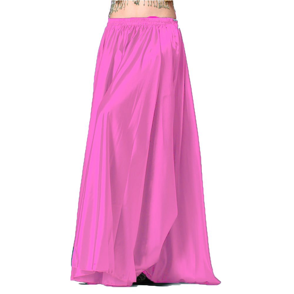 Satin Belly Dance Full Circle Skirt S69 - Regular Size 2