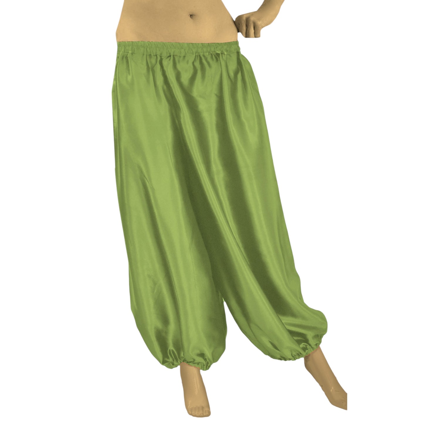 Satin Belly Dancing Harem Pant S66 - Regular Size 2