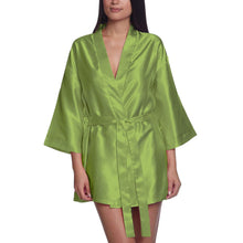 Satin Night Wear Bathrobe S26  - Regular Size 2