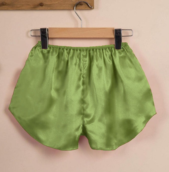 Satin Short Mini Pant For Girls Night wear S78 - Regular Size 2