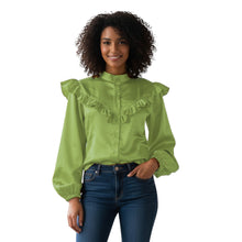 Violet Satin Classic Button Down, rich elegant blouse.