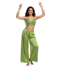 Satin Palazzo Pants | Belly Dance Wide Leg Flow S-3XL | 41 Colors S19