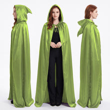 Satin Halloween Hooded Robe Cape – Costume, Cosplay & Party Wear S151