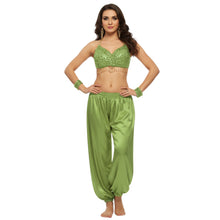 Satin Belly Dance Harem Pants | Flowy Trousers S-3XL | 41 Colors S10