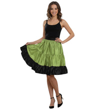 Satin 3-Layer Short Skirt | Tiered Ruffle Party Mini S-3XL S68