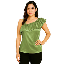 Satin Sleeveless Fancy Top | Party & Evening Wear S-3XL | 41 Colors S87