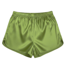 Satin Night Wear Mini Shorts | Sleep & Lounge Pant S-3XL | 41 Colors S78 Meek Mercery BY KF