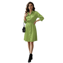 Satin Long Button Down Dress Shirt | Party Tunic S-3XL | 41 Colors S115