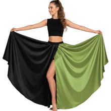 Reversible Full Circle Dance Skirt | Front Cut Flow S-3XL | 41 Colors S59