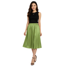 Satin Belly Dance Midi Skirt | Casual wear Skirt S-3XL | 41 Colors S35