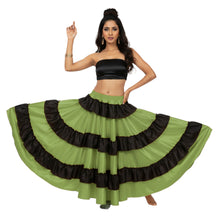 Satin Full Circle Dance Skirt Frill | 360° Flow S-3XL S46