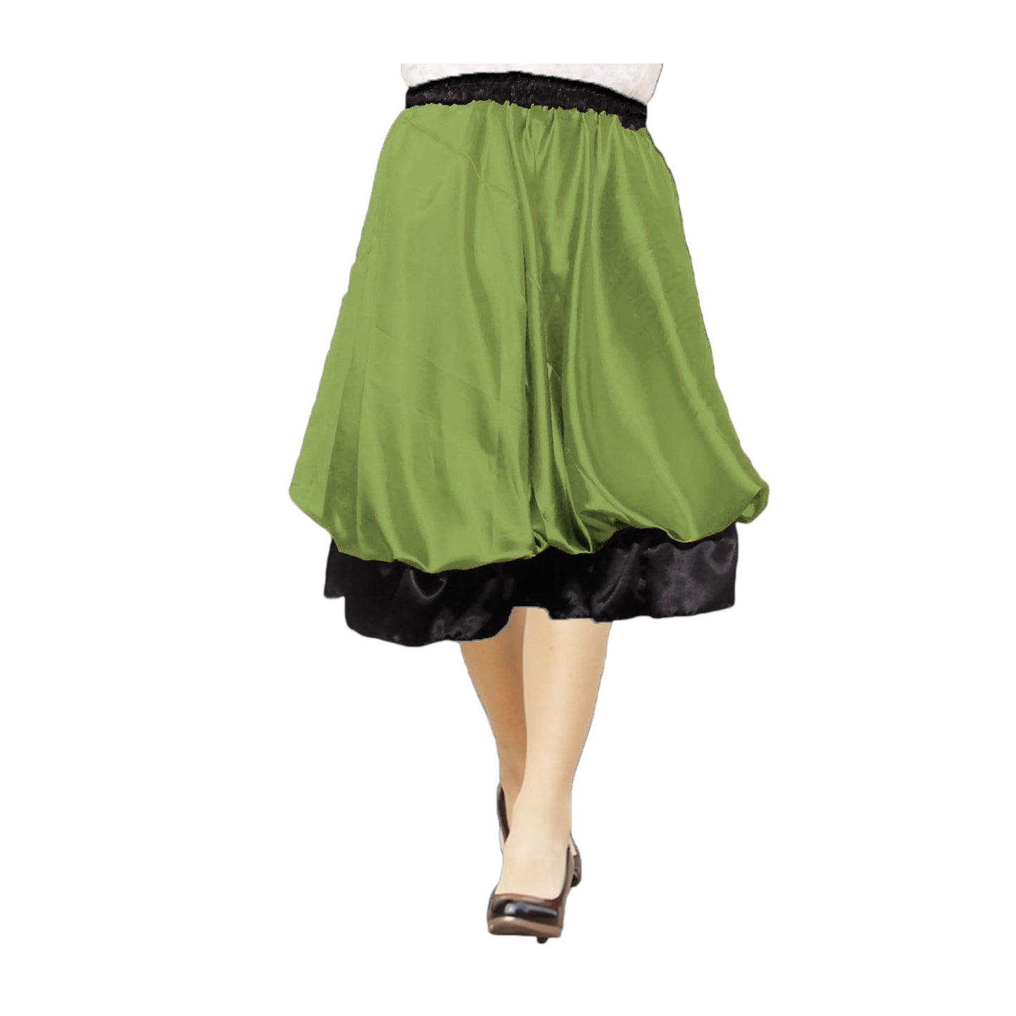 Satin Balloon Skirt S38 - Regular Size 2