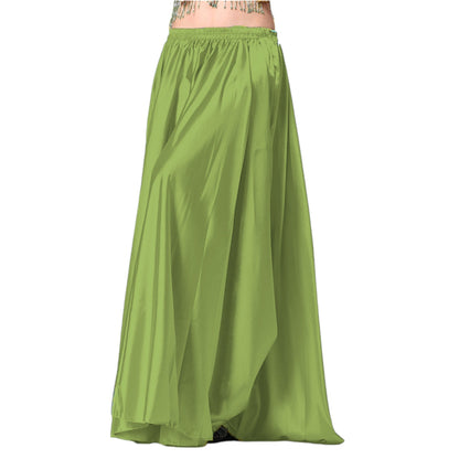 Satin Belly Dance Full Circle Skirt S69 - Regular Size 2