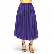 Max Flow Chiffon Full Circle Skirt with Lining | 30 Colors S-5XL