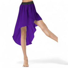 Chiffon High Low Wrap Asymmetrical Ballet Dance Skirt C41- Regular Size 2