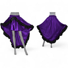 Satin Belly Dance Updown  Asym with Cross Frill Skirt  S49 - Regular Size 2