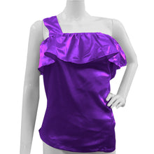 OFF Shoulder Partywear Satin Top S88 - Regular Size 2