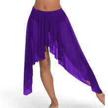 Belly Dance Side Assym sheer Skirt C44 - Regular Size 2