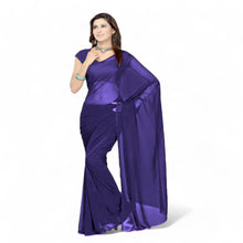 Bollywood Solid Chiffon Saree for Women - Ethnic Party & Festive Wear C26