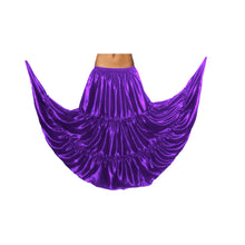 Belly Dance Satin 8 Yard 3 Tier Skirt  S3 - Regular Size 2