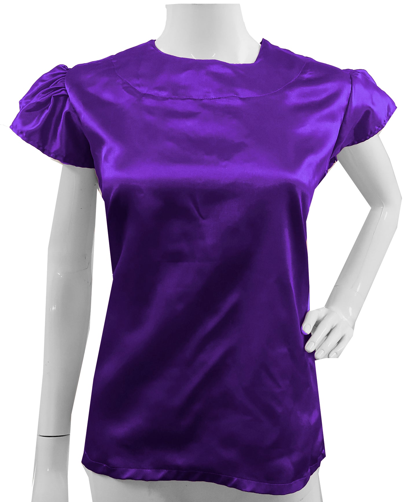 Satin Top / T shirt S89 - Regular Size 2