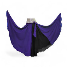 Multi-Color Chiffon Full Circle Skirt | Dynamic Sheer Flow Belly Dance Costume C23
