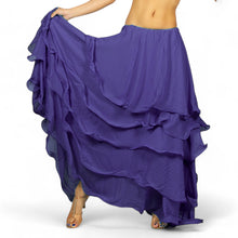 Voluminous! Chiffon 5-Layer Belly Dance Skirt | Full Coverage & Maximum Flow C25