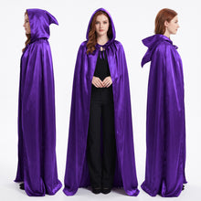 Satin Halloween Hooded Robe Cape – Costume, Cosplay & Party Wear S151