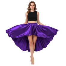 Satin Asymmetrical High-Low Skirt | Flowy Maxi S-5XL | 41 Colors S47