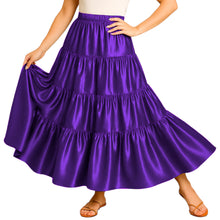 Ultimate Satin 32 Yard 4 Tier Skirt | Pro Belly Dance S-3XL S30