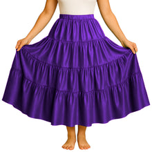 12 Yard 4 Tier Belly Dance Skirt | Full Volume Flow S-3XL S32