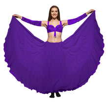 25 Yard 4-Tier Chiffon Belly Dance Skirt | Extreme Volume Sheer Dancewear C7